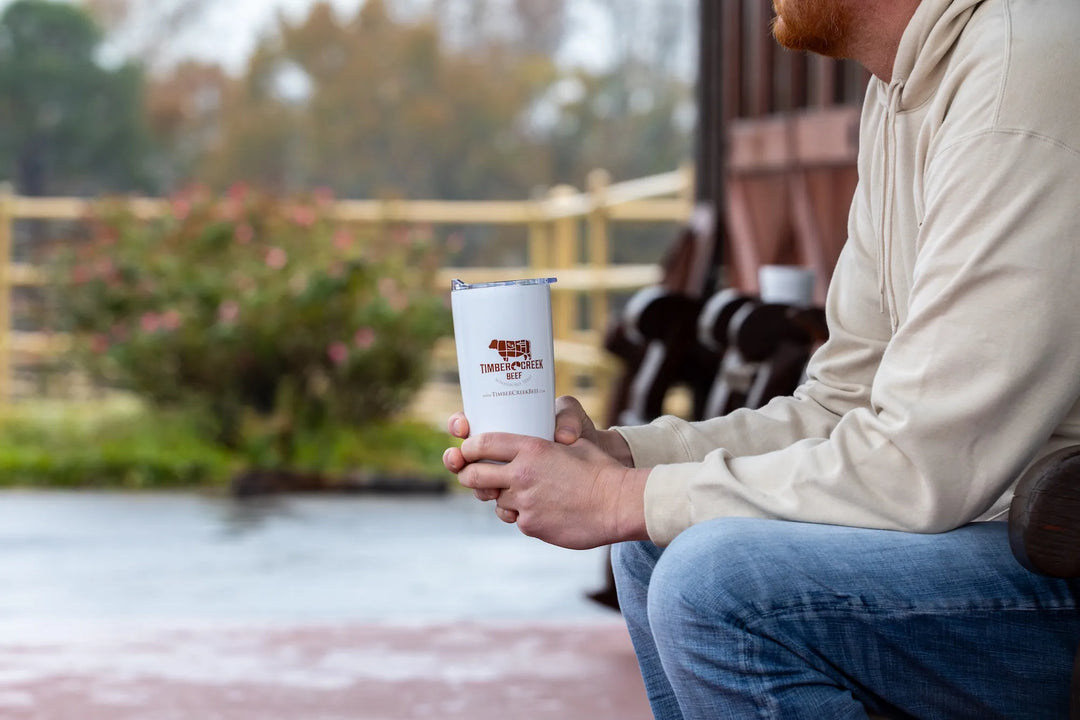 Yowie Vacuum Tumbler Cup 18oz. White/Clear Lid