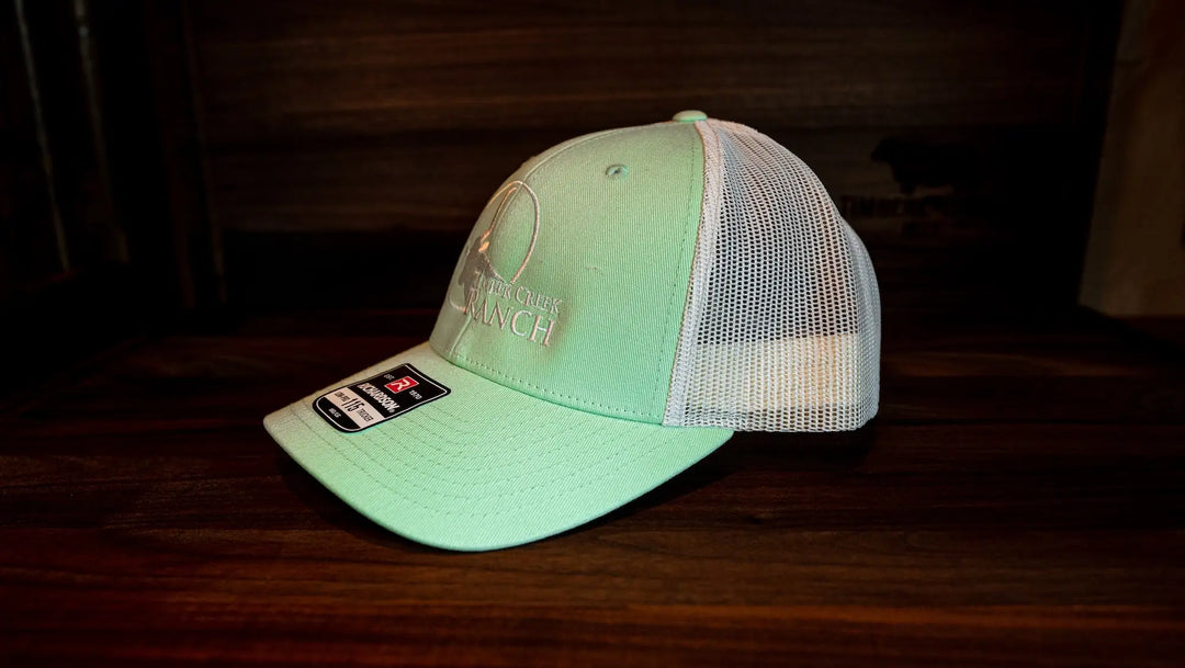 Richardson Low Profile Trucker Hat - Lime Green TCR
