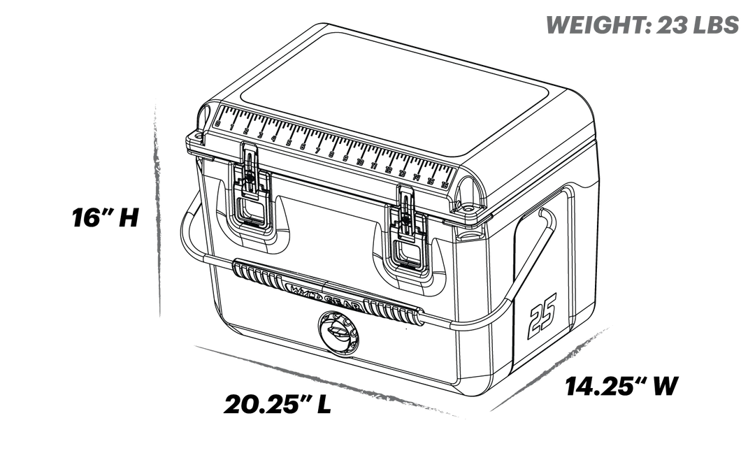 Wyld Gear 25 Quart Hard Cooler
