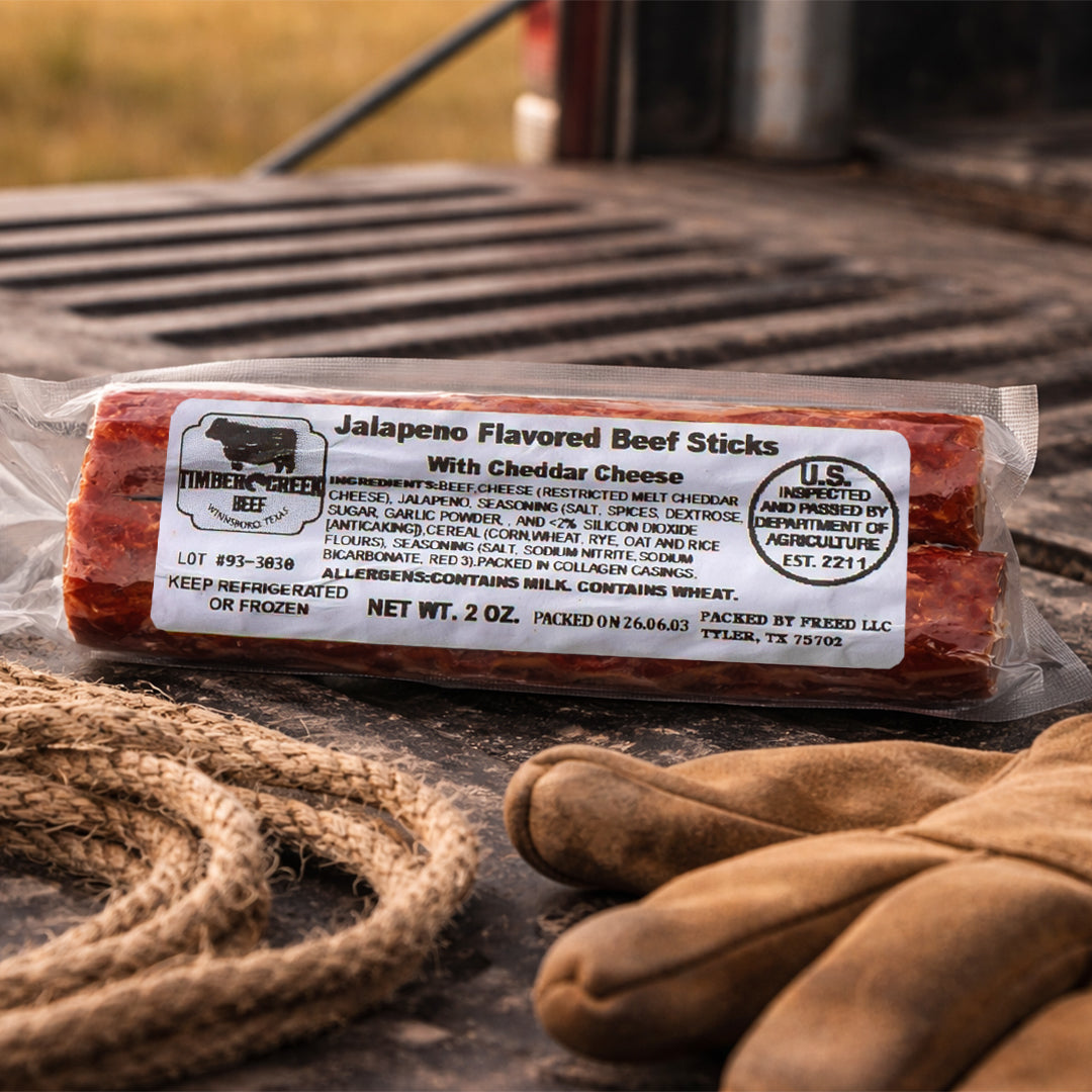 Timber Creek Jalapeño Cheese Beef Sticks