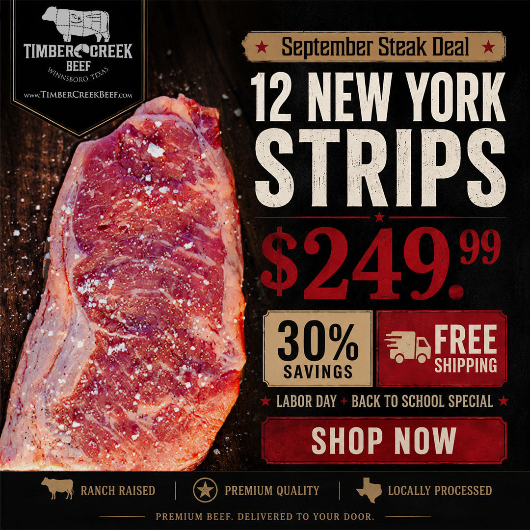 September Steak Deal | 12 New York Strips