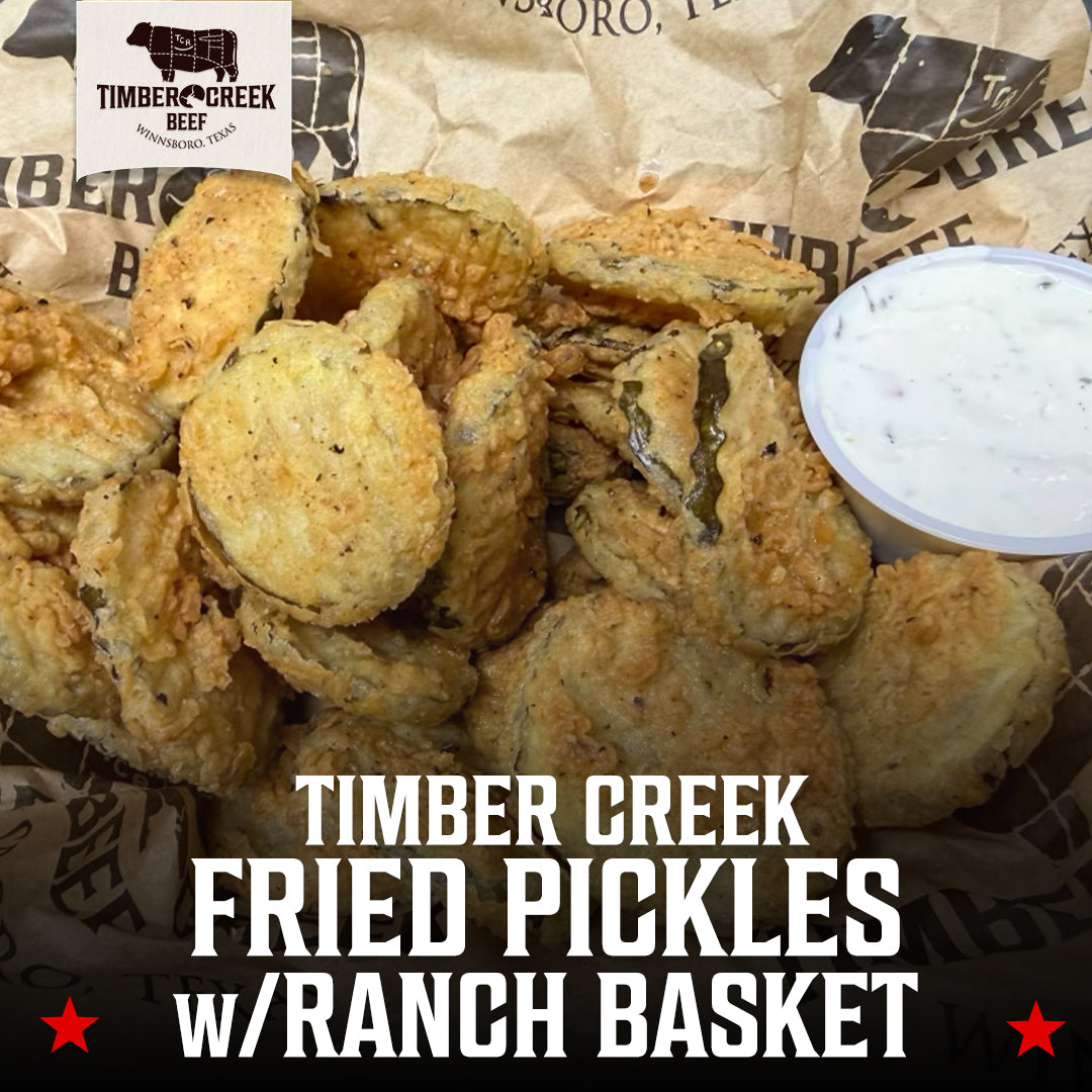 Timber Creek Fried Pickles W/Ranch Basket
